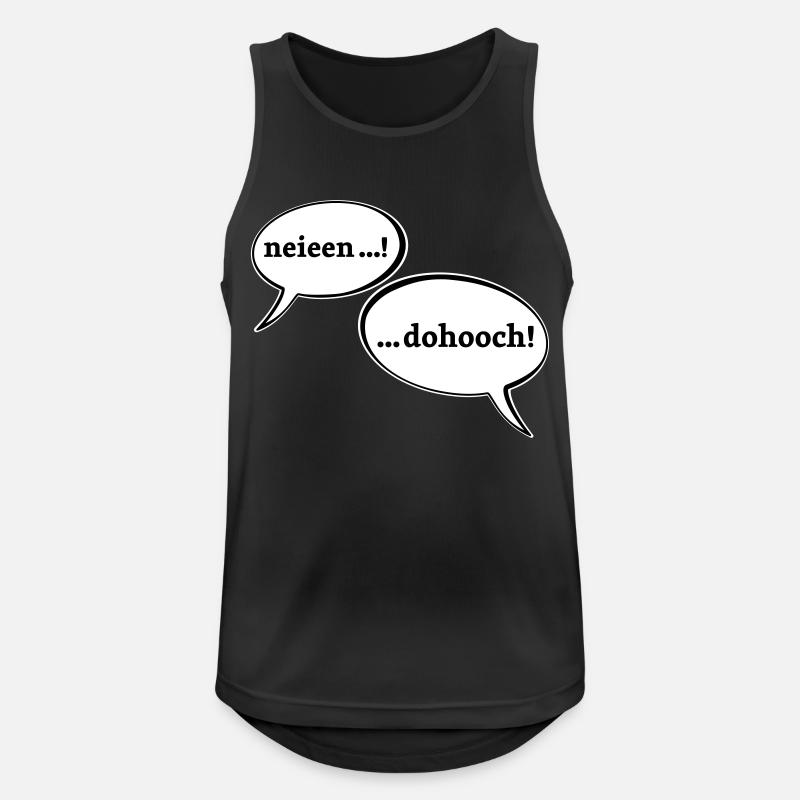 Diskussion - Männer Tank Top atmungsaktiv - Schwarz
