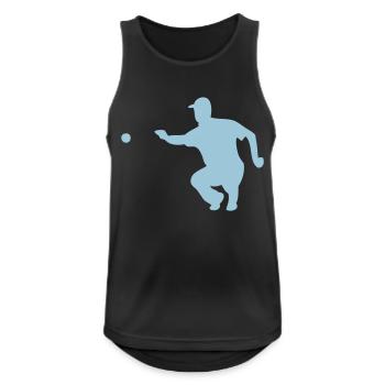 petanque1 pointer ball - Men's Breathable Tank Top - black - Front - Nick (188cm)