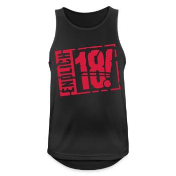 endlich_18_g1 - Men's Breathable Tank Top - black - Front - Nick (188cm)