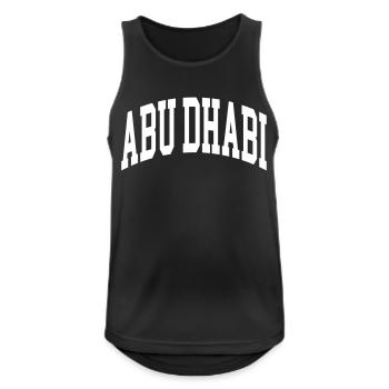 Abou Dhabi - Débardeur respirant Homme - noir - Devant - Nick (188cm)