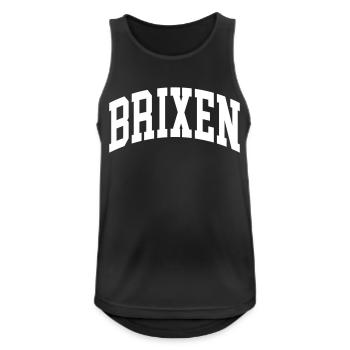 Bressanone - Men's Breathable Tank Top - black - Front - Nick (188cm)