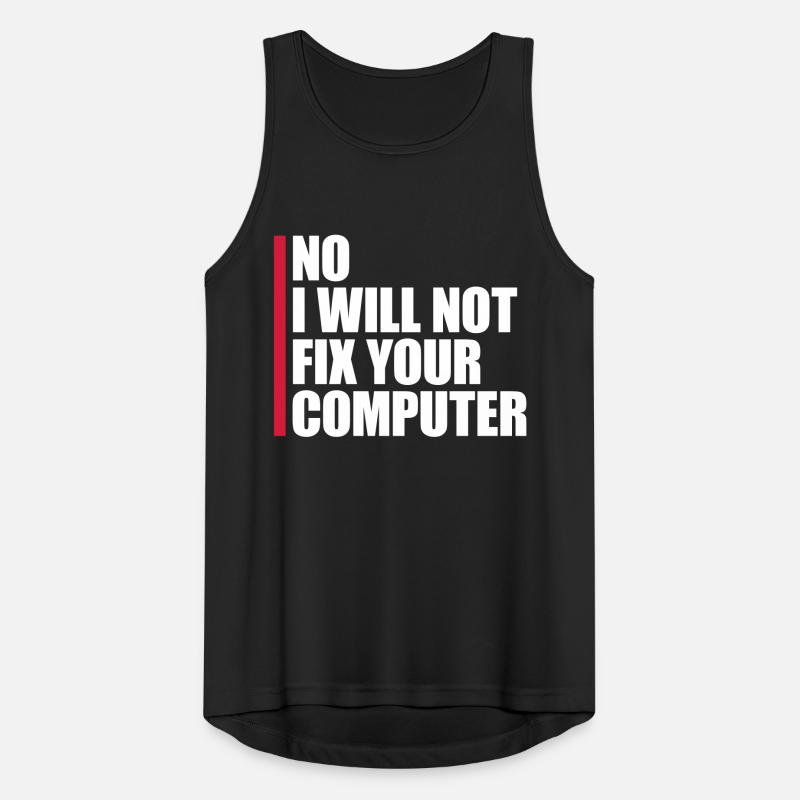 not fix your computer Men's Breathable Tank Top