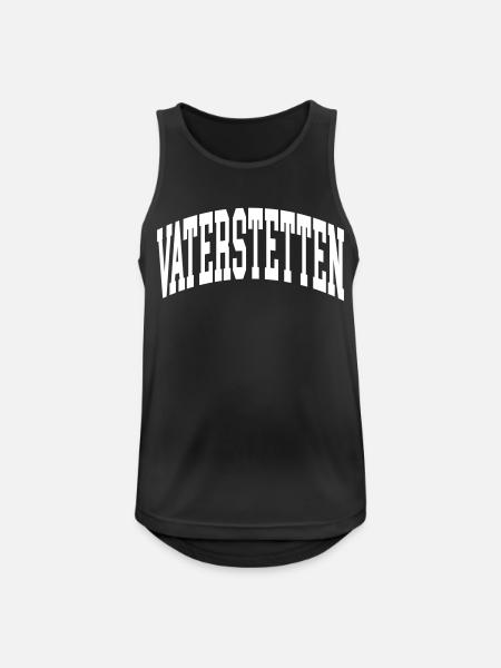 Vaterstetten - Männer Tank Top atmungsaktiv - Schwarz