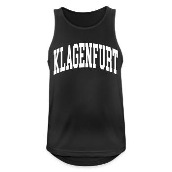 Klagenfurt - Men's Breathable Tank Top - black - Front - Nick (188cm)