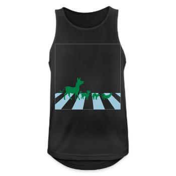 Abbey Road - Musiciens de Brême - Débardeur respirant Homme - noir - Devant - Nick (188cm)