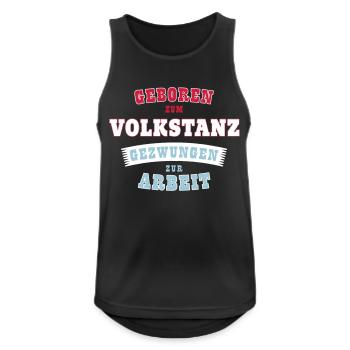Folk Dance Sport - Gift - Men's Breathable Tank Top - black - Front - Nick (188cm)