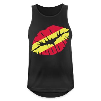 Spain - Men's Breathable Tank Top - black - Front - Nick (188cm)