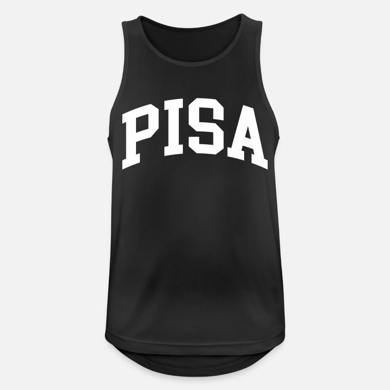 Pisa - Men's Breathable Tank Top - black