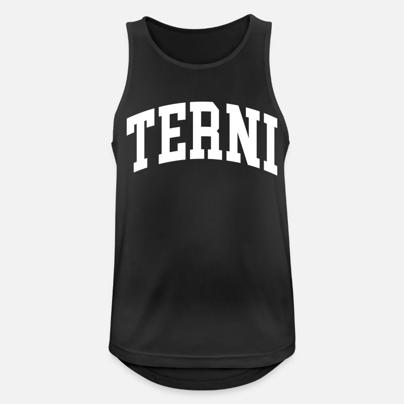 Terni - Men's Breathable Tank Top - black