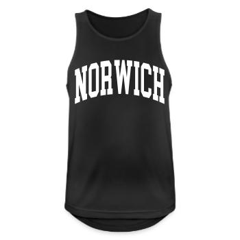 Norwich - Débardeur respirant Homme - noir - Devant - Nick (188cm)