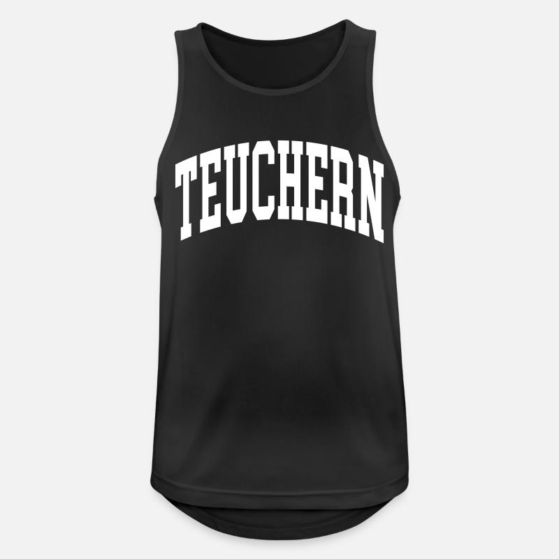 Teuchern - Men's Breathable Tank Top - black