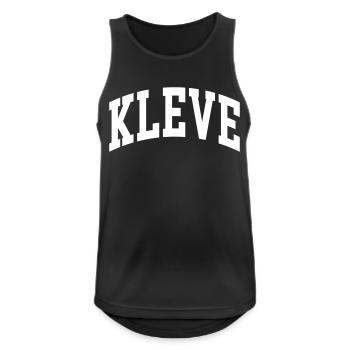 Kleve - Débardeur respirant Homme - noir - Devant - Nick (188cm)