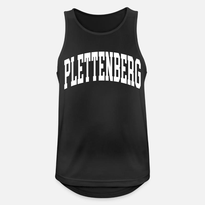 Plettenberg - Men's Breathable Tank Top - black