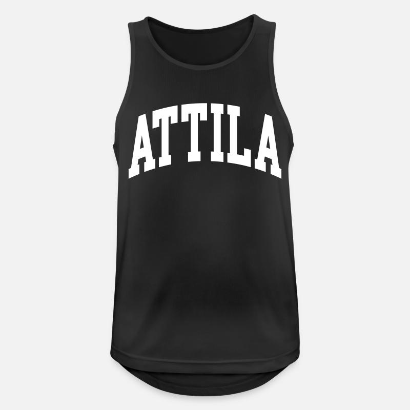 Attila - Men's Breathable Tank Top - black