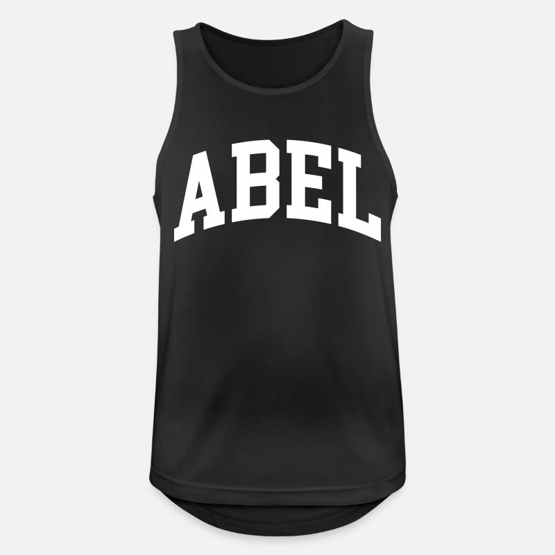 Abel - Men's Breathable Tank Top - black