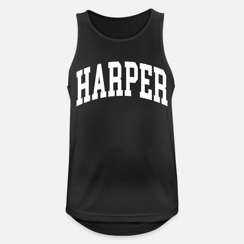 Harper - Men's Breathable Tank Top - black