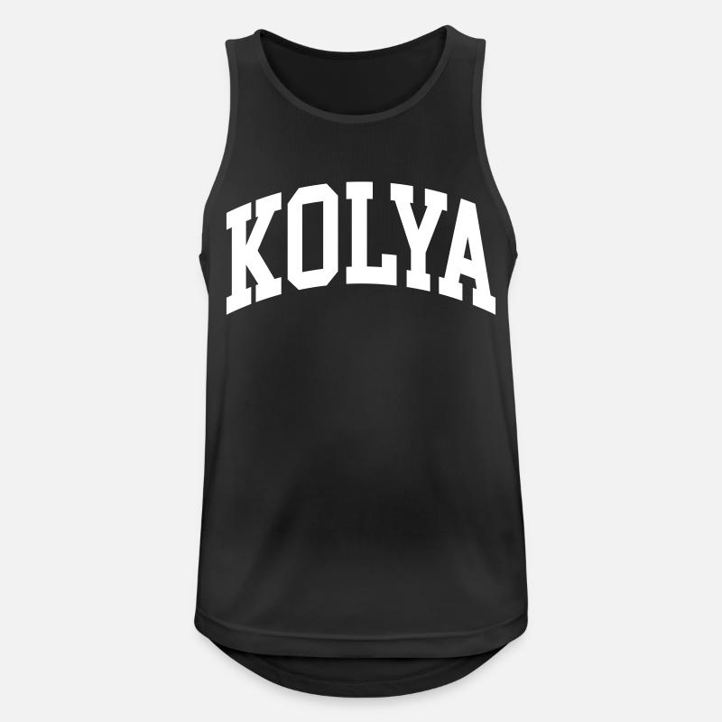 Kolya - Men's Breathable Tank Top - black
