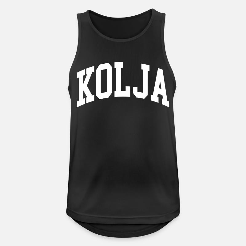 Kolya - Men's Breathable Tank Top - black