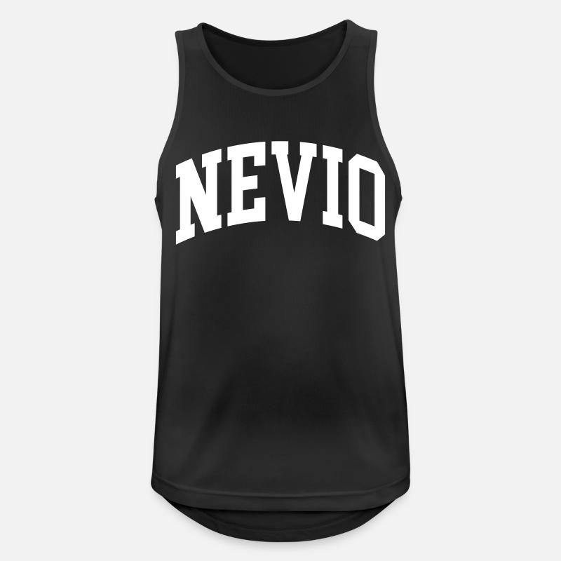 Nevio - Men's Breathable Tank Top - black