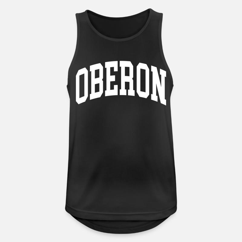 Oberon - Men's Breathable Tank Top - black