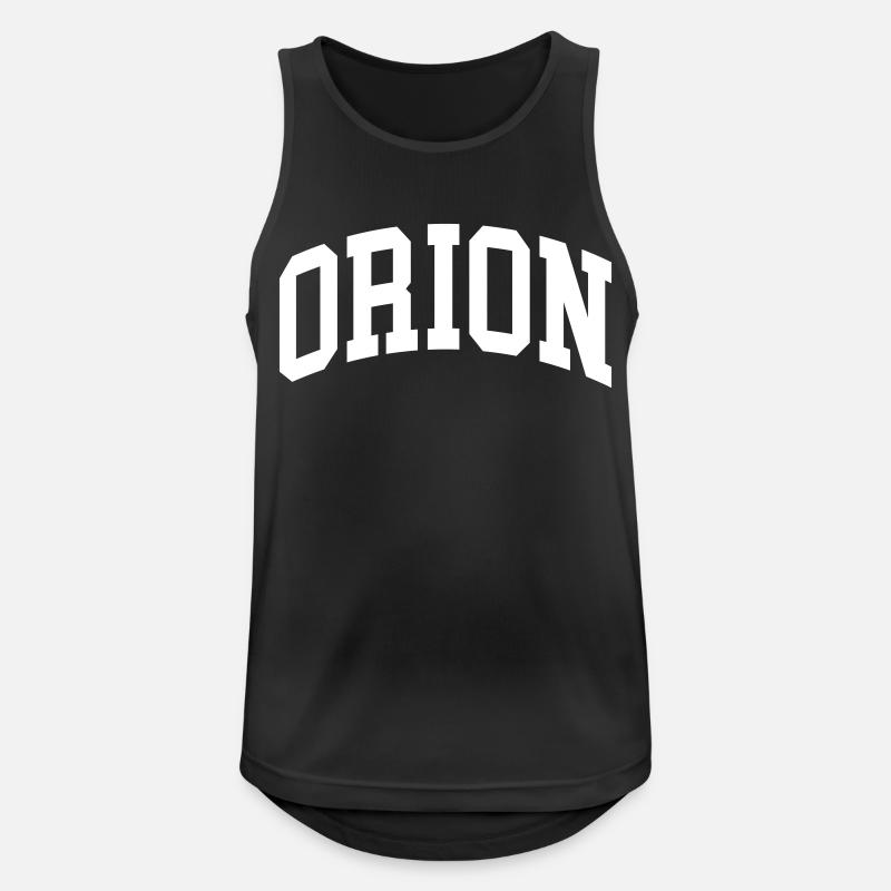 Orion - Männer Tank Top atmungsaktiv - Schwarz