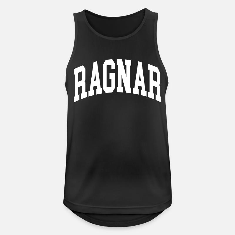 Ragnar - Männer Tank Top atmungsaktiv - Schwarz