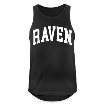 Raven - Männer Tank Top atmungsaktiv - Schwarz - Vorne - Nick (188cm)
