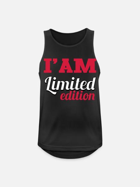 LIMITED EDITION - Men's Breathable Tank Top - black