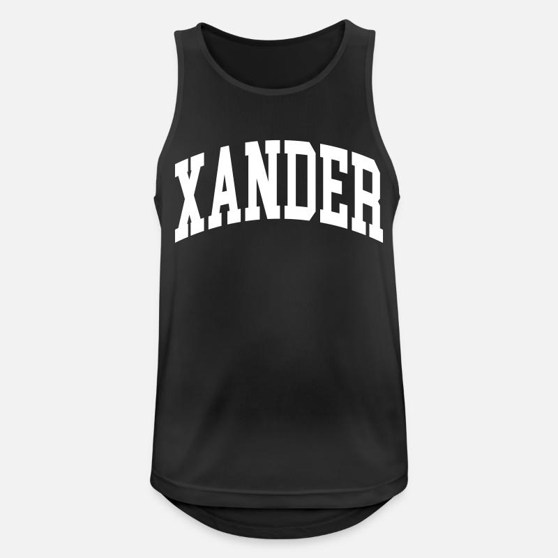 Xander - Men's Breathable Tank Top - black