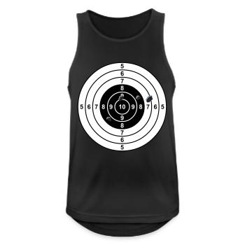 target - Men's Breathable Tank Top - black - Front - Nick (188cm)