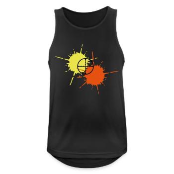 Paintball - Débardeur respirant Homme - noir - Devant - Nick (188cm)