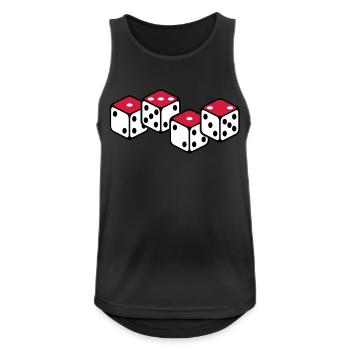ACAB cube - Men's Breathable Tank Top - black - Front - Nick (188cm)