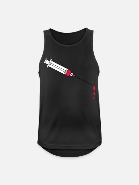 Blood Syringe - Men's Breathable Tank Top - black