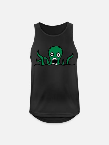 Octopus - Men's Breathable Tank Top - black