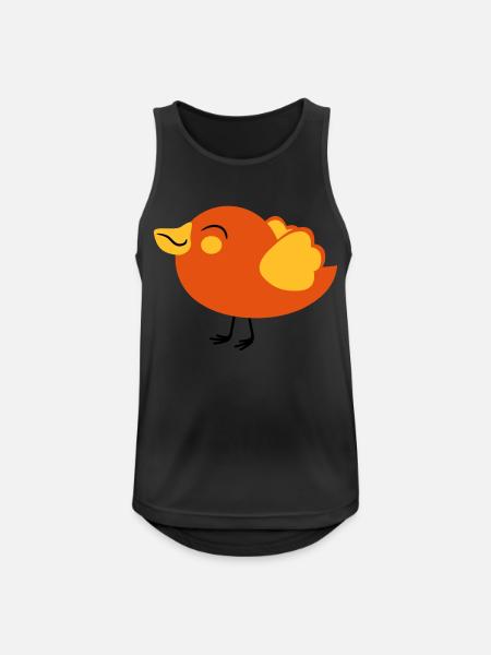 small nice voegelchen spatz - Men's Breathable Tank Top - black