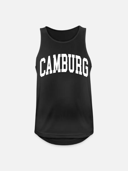 Camburg - Männer Tank Top atmungsaktiv - Schwarz