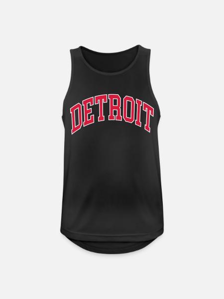 Detroit - Men's Breathable Tank Top - black
