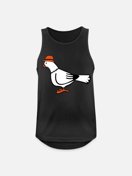 Dove - Men's Breathable Tank Top - black