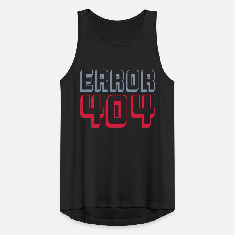 Error 404 Computer Verbindung Männer Tank Top atmungsaktiv