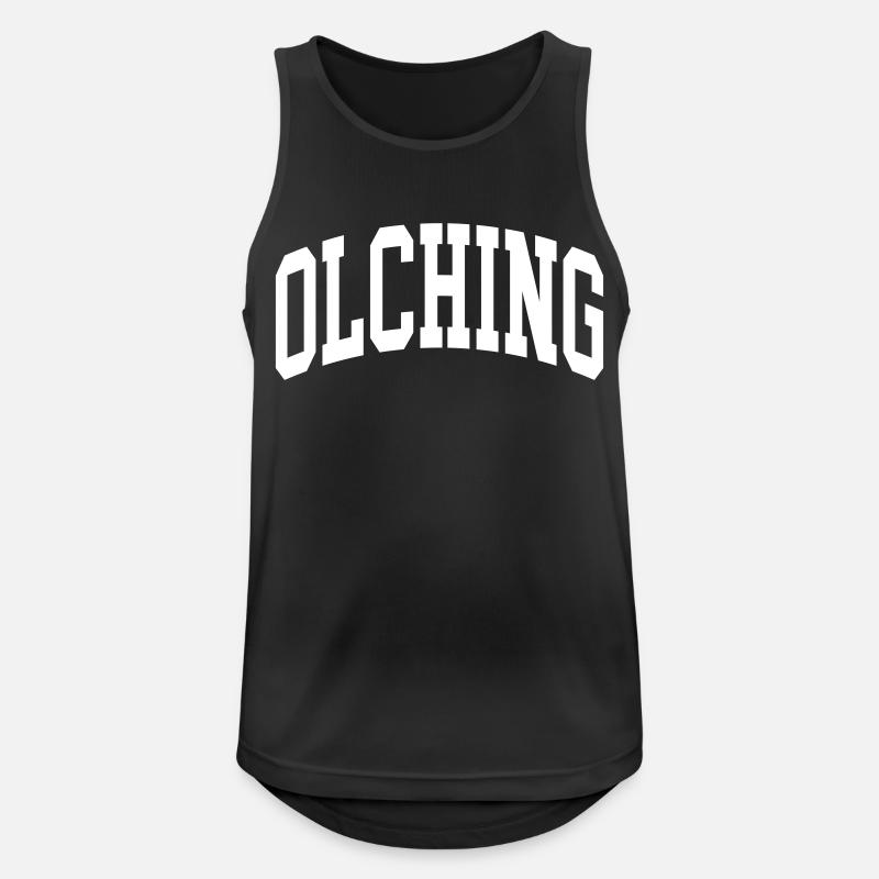 Olching - Men's Breathable Tank Top - black