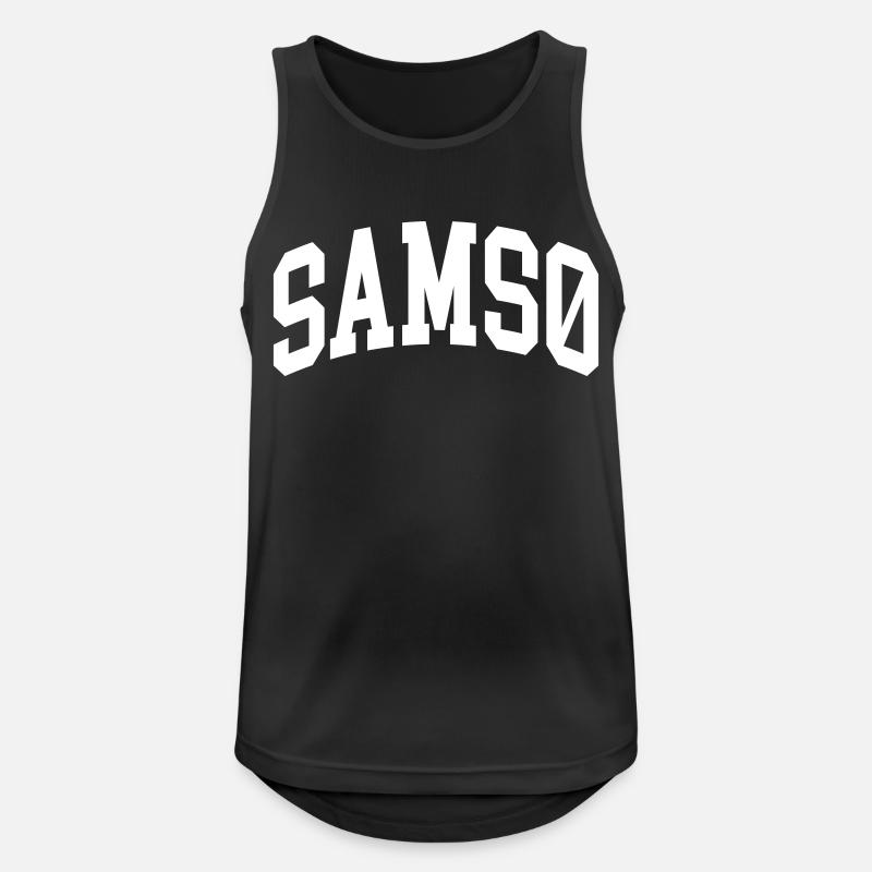 Samsø - Men's Breathable Tank Top - black