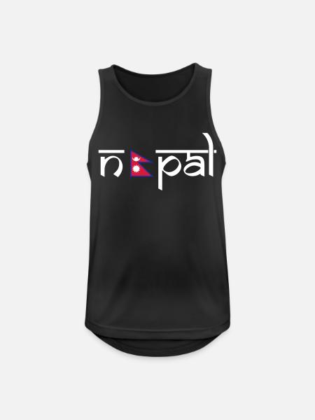 Nepal - Men's Breathable Tank Top - black