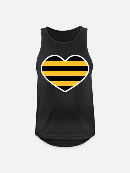 Rodent heart - Men's Breathable Tank Top - black