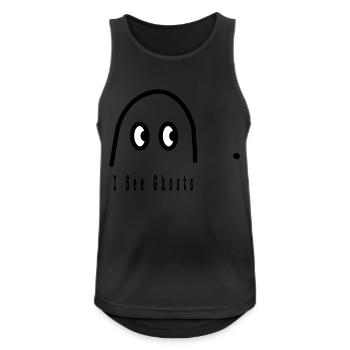 I See Ghosts - Men's Breathable Tank Top - black - Front - Nick (188cm)