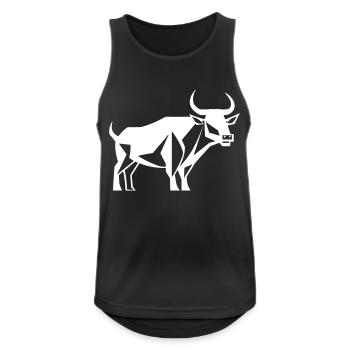 Bull Guardian - Men's Breathable Tank Top - black - Front - Nick (188cm)