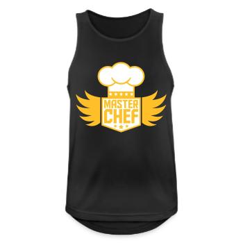 Chef étoilé Chef Amour cuisine Maître de cuisine - Débardeur respirant Homme - noir - Devant - Nick (188cm)