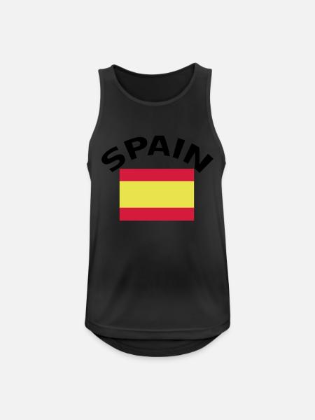 Spain - Men's Breathable Tank Top - black