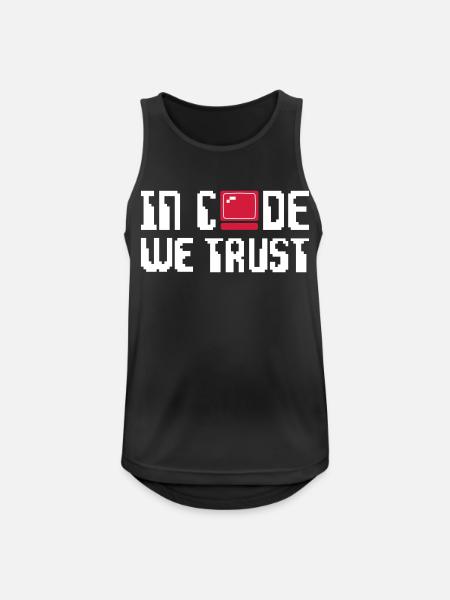 Nerd - Männer Tank Top atmungsaktiv - Schwarz