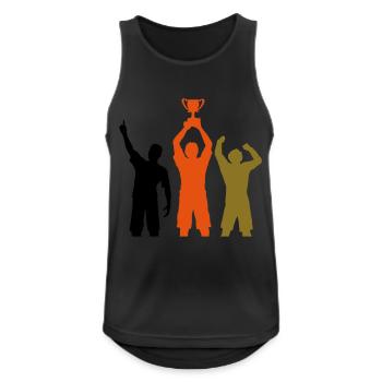 Cup Master Final - Men's Breathable Tank Top - black - Front - Nick (188cm)