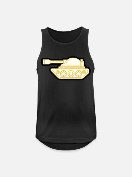 tank - Men's Breathable Tank Top - black